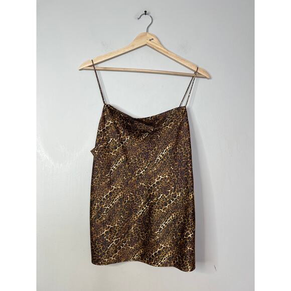 NWT Cami NYC Axel Sleeveless Cami Silk Blend Animal Print Top Tank Blouse - Picture 2 of 8